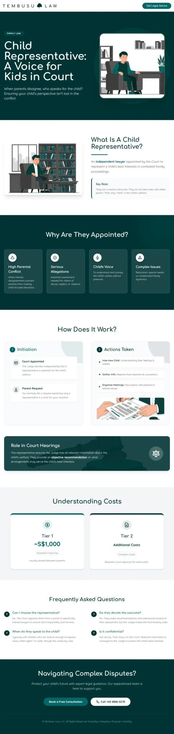 what is a child representative