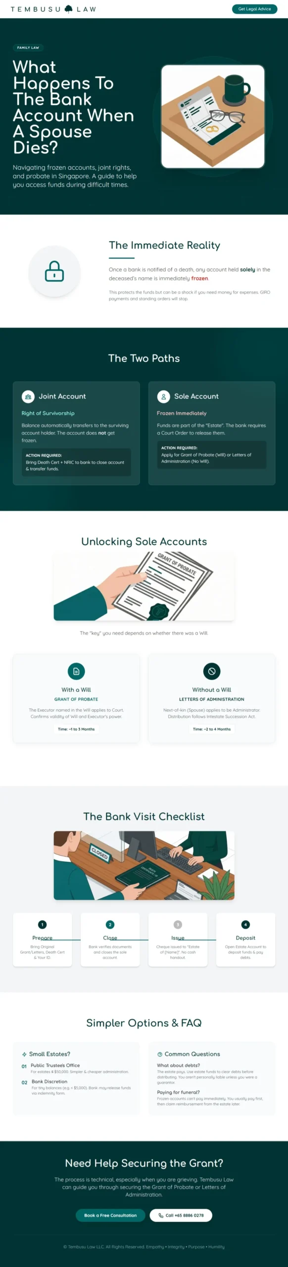 How to Access the Bank Account of a Deceased Spouse